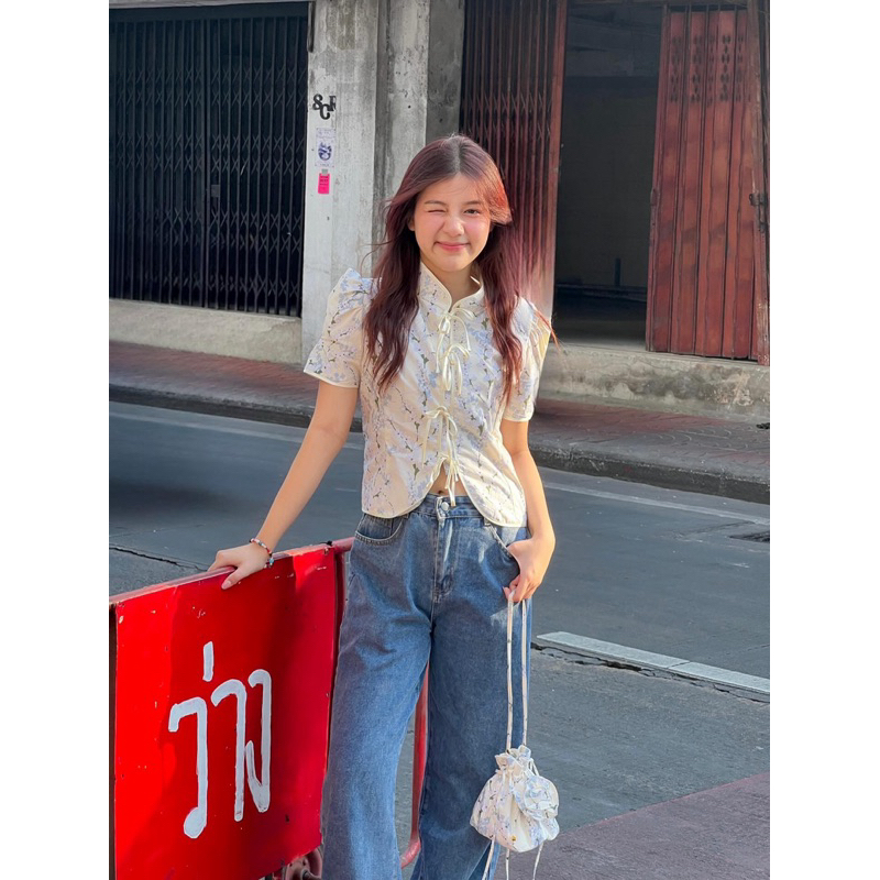 Dianna Top - CREAM 🌷💖🧧🥮✨ DN-TOP-CREAM