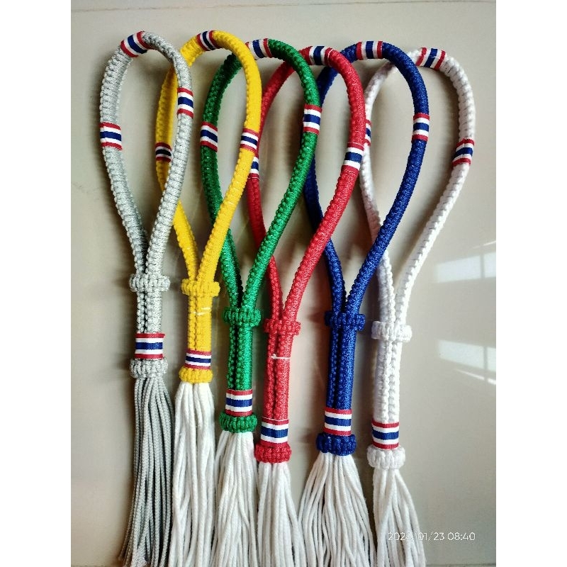 มงคลมวยไทย / Muay Thai งานเชือกถักปราณีตทั้งเส้น นักมวย ไหว้ครู Handmade