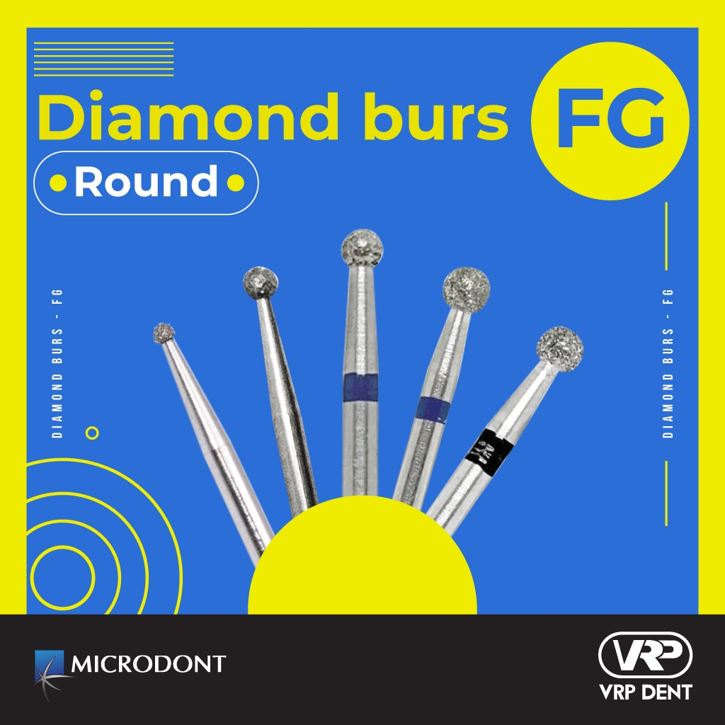 Diamond burs - FG Round 1 pc. MI-10XXX