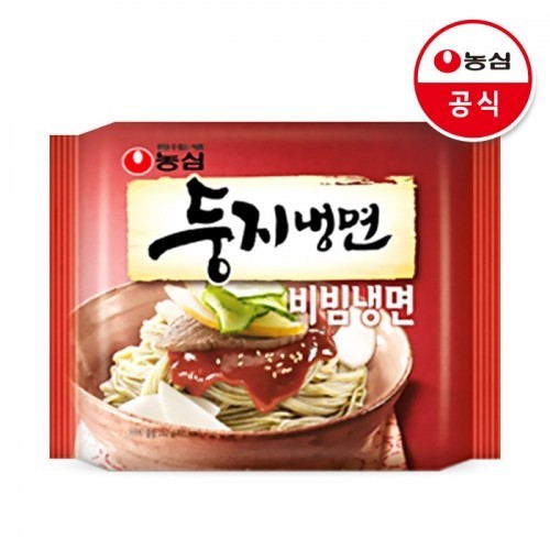 บะหมี่เย็นเกาหลี แบบแห้ง บิบิม 162g NONGSHIM DUNGJI BIBIM NAENGMYEON 둥지비빔냉면