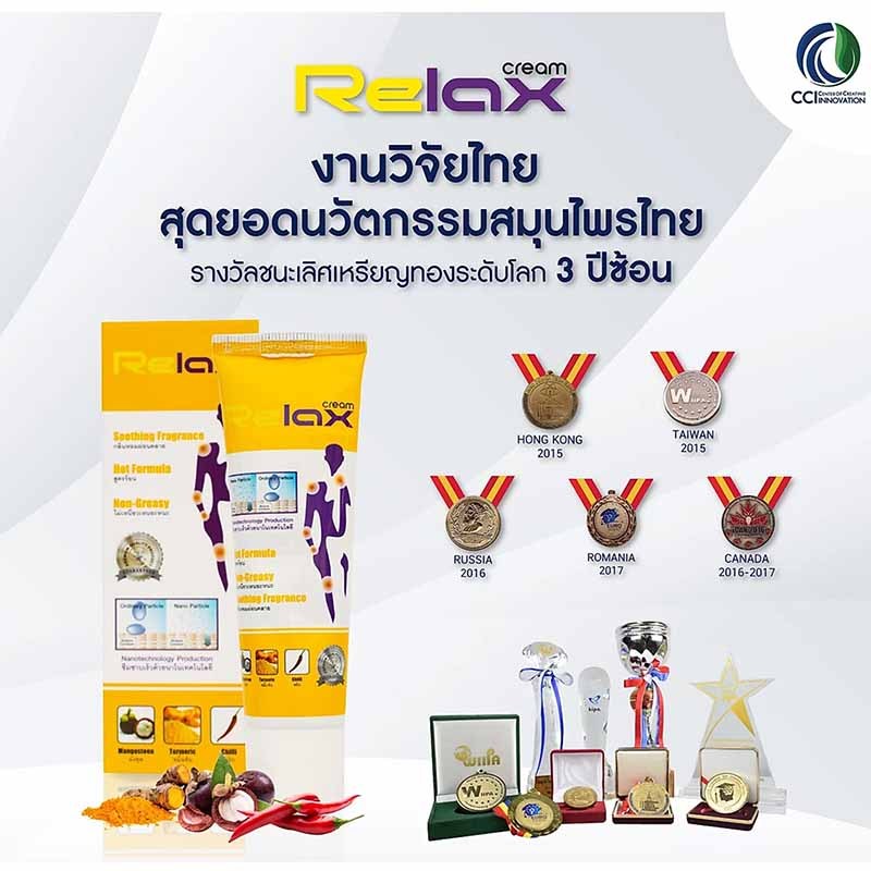 Relax Cream รีแลกซ์ ครีม ชื่อใหม่ เลอเลกชี่ครีม เนื้อครีมบางเบา ไม่เหนียวเหนอะหนะ ซีมซาบเร็ว CCI