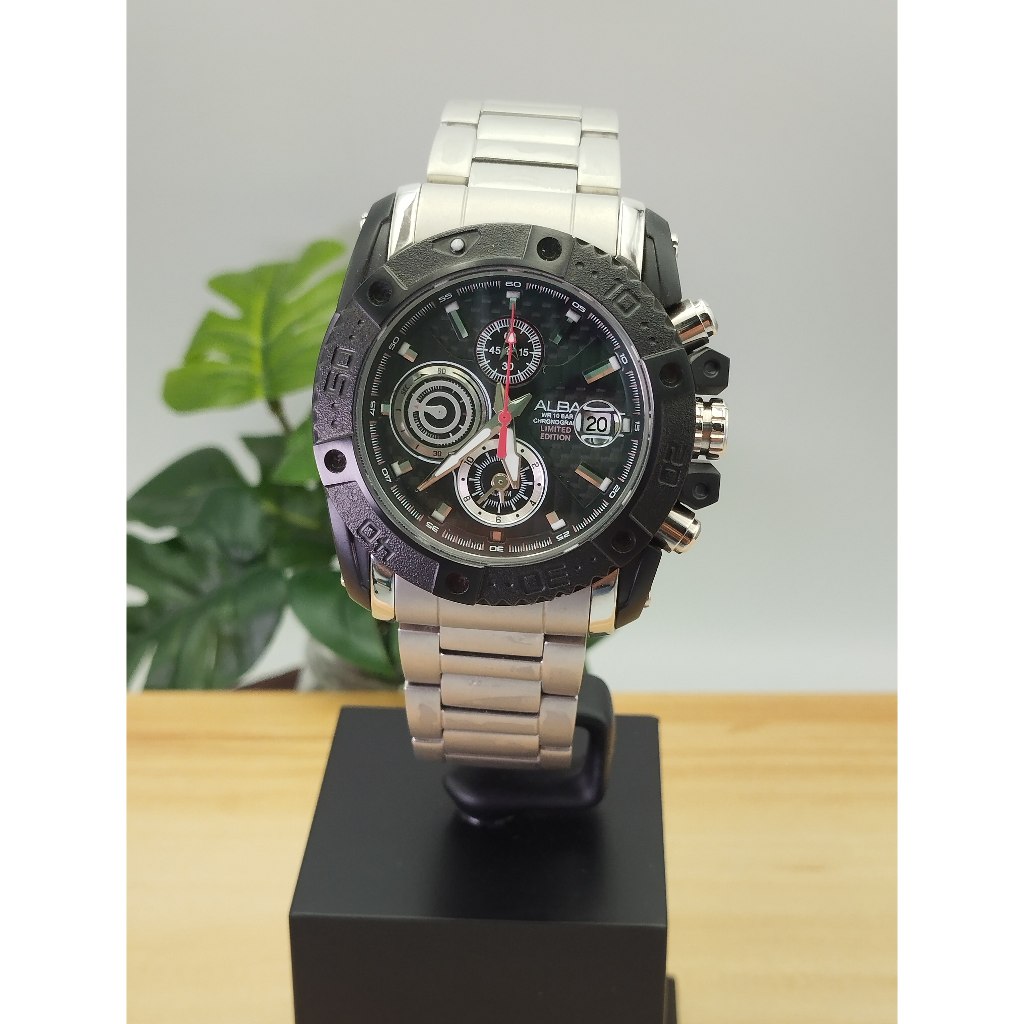 นาฬิกาผู้ชาย ALBA ENGINE Limited Edition 300เรือนทั่วประเทศ  รุ่น AF3E89X จับเวลา กันน้ำ 100 เมตร ของใหม่ ประกันศูนย์ไทย