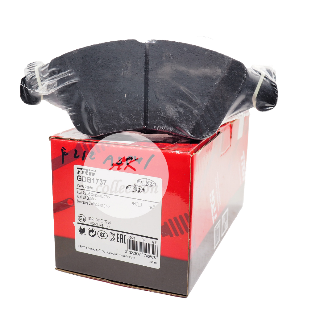 BENZ ผ้าเบรค Brake pad ผ้าเบรคหน้า ผ้าเบรคหลัง เบนซ์ รุ่น W207 E200 E200CGI E250 E250CGI E300 C207 E