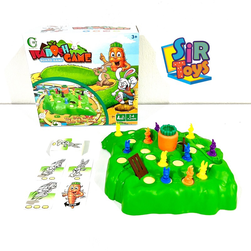 เกมกับดักกระต่าย🐰 สินค้าสต๊อกไทย  บอร์ดเกมกระต่าย Funny bunny Radish game