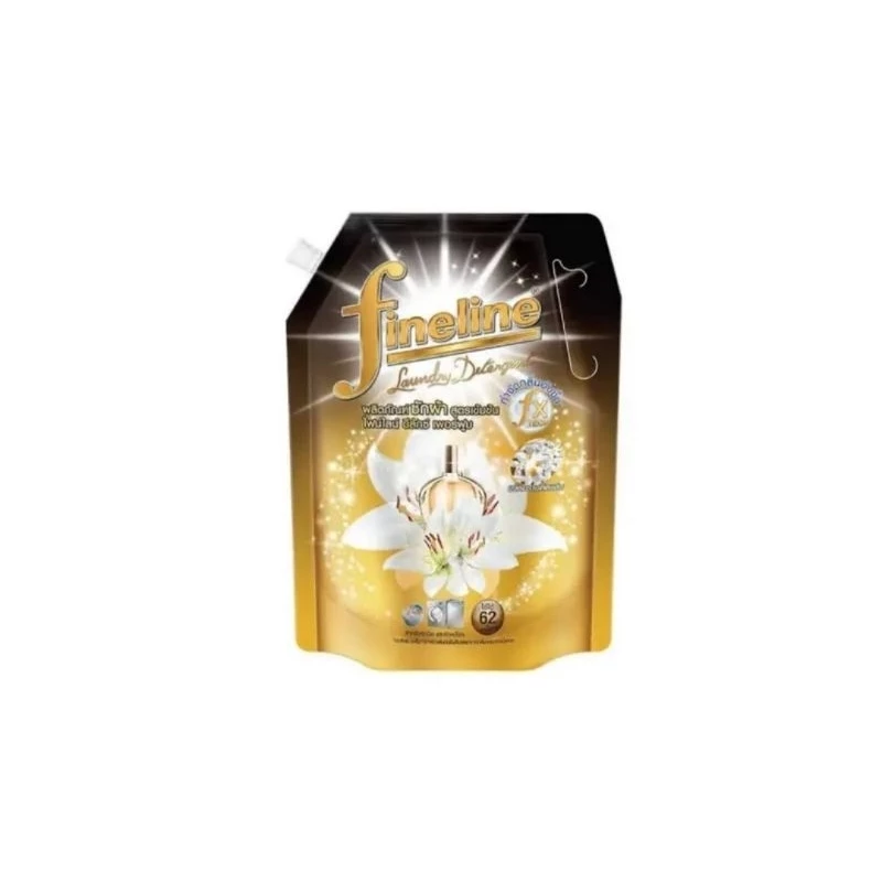 Fineline ถุงใหญ่ ไฟน์ไลน์ น้ำยาซักผ้า  1250 มล. Fineline  Sunny Gold 1250 ml thumbnail 7