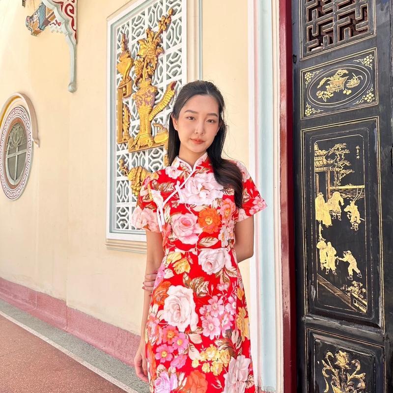 Neramit_Chen Chen qipao mini dress