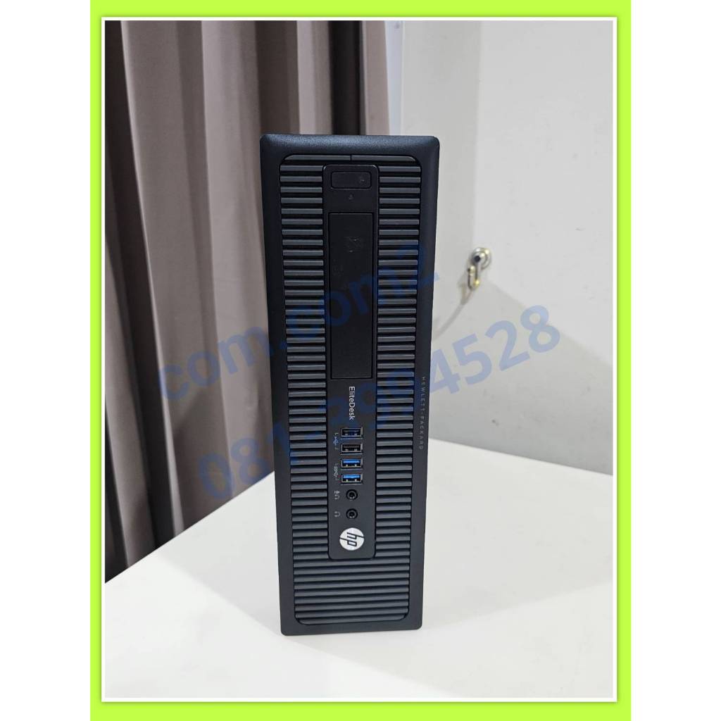 คอมพิวเตอร์ HP รุ่น EliteDesk 800 G1 SFF Core i5-4590 Ram 8 GB สินค้าพร้อมใช้งาน เสียบปลั๊กใช้งานได้เลย แถมฟรีสายไฟ AC