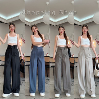ผ้าไมลี่PT172 Variant V cut high-waist pan💘