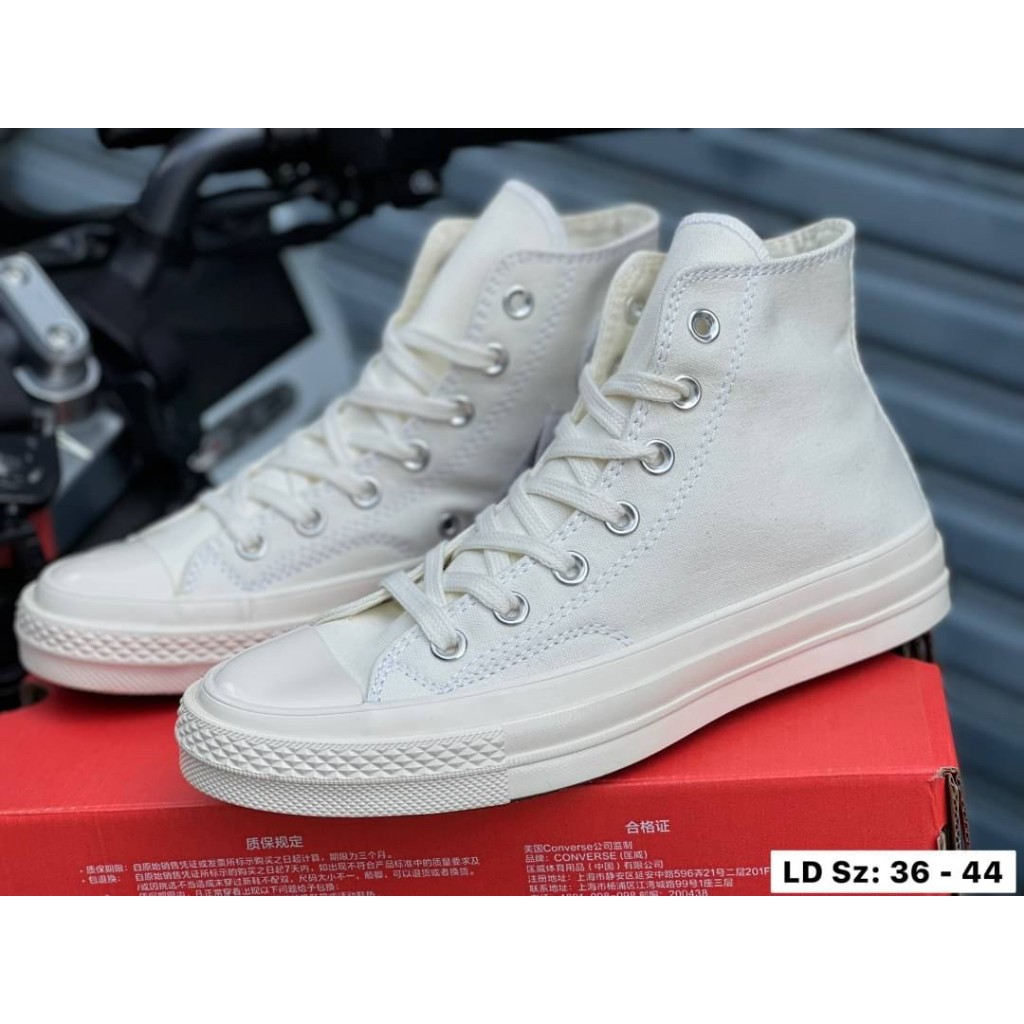 Hot รองเท้าผ้าใบ Convers Chuck 70 Sz.37-44 Eu พร้อมกล่อง แมทช์ทุกชุด ใส่ได้ทุกวัน G25A003