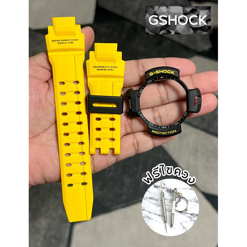 สายGshock รุ่น GA1000,1100 ฉายานักบิน ของแท้ %ฟรีไขควง