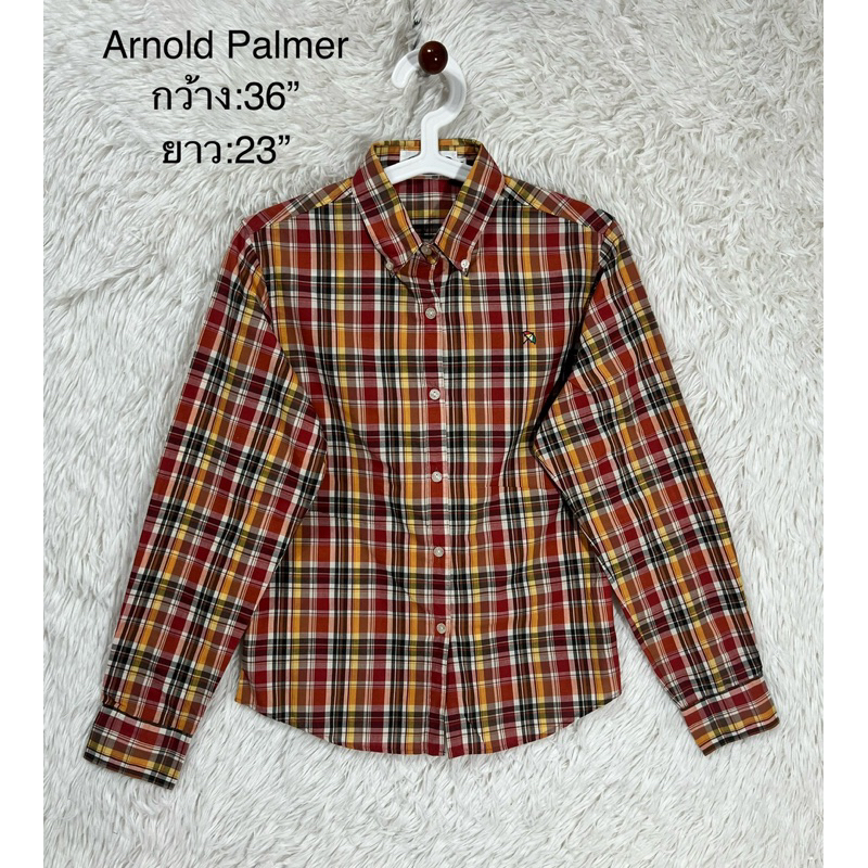 เสื้อเชิ้ตมือสองแบรนด์Arnold Plamerสภาพสวยมาก