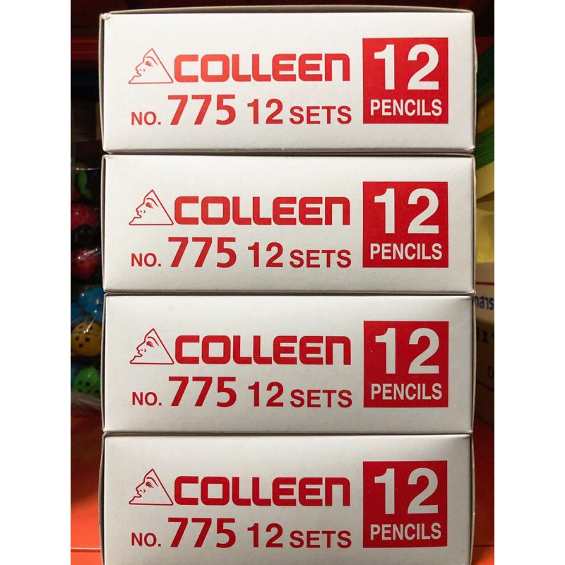 สีไม้คลอลีน 12สี COLLEEN กล่องละ 12sets