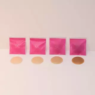 Silicone Nipple Covers โพลีเอสเตอร์ ซิลิโคนปิดจุก 2 คู่ 4โทนสีผิวให้เลือก