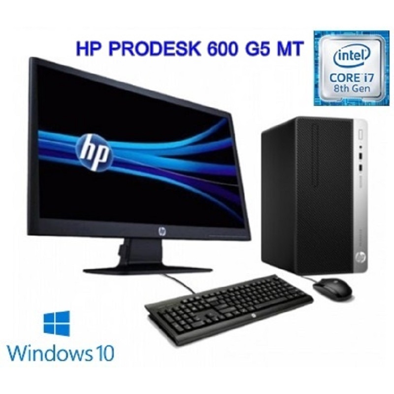 เครื่องคอมพิวเตอร์ COMPUTER HP ProDesk 600 G5 MT Core i7-8700/RAM 8 GB Windows แท้ สเปคแรง สภาพดี ครบชุด ราคาถูก