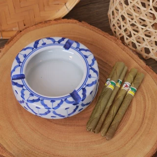 Ashtray ที่เขี่ยบุหรี่เซรามิคทรงกลมสำหรับทิ้งบุหรี่