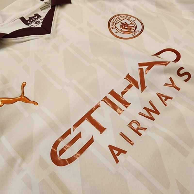 เสื้อบอลแมนซิแท้ 23/24 เกรดนักเตะ XXL อก 44-48นิ้ว Man City PUMA Manchester City