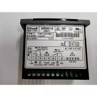 เทอร์โมตู้แช่ Dixell XR06CX เครื่องควบคุมอุณหภูมิ, เทอร์โมสตัส, เครื่องควบคุมอุณหภูมิ อะไหล่ตู้เย็น อะไหล่ตู้แช่