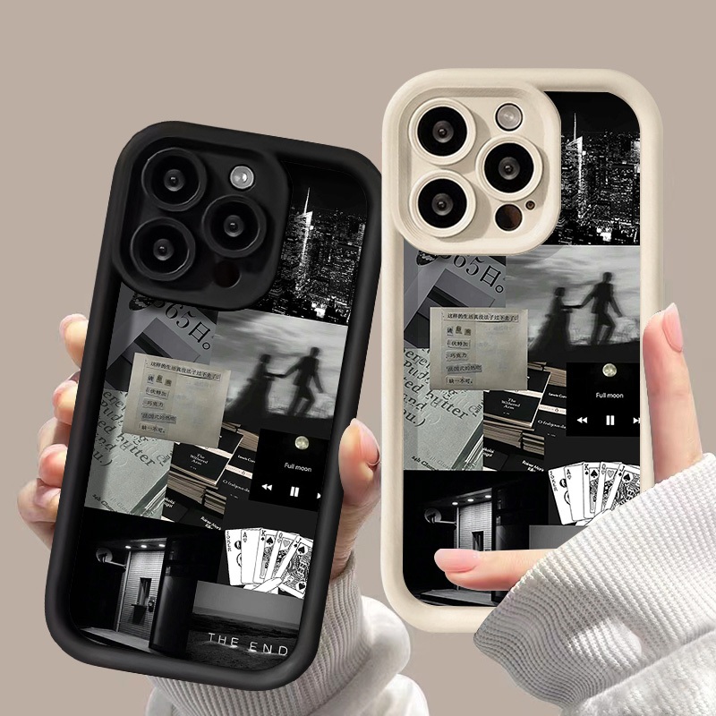 เคสโทรศัพท์ซิลิโคน for iPhone 13 11 17 pro max Case iPhone 11 15 16 pro max 14 12 pro max XR XS Max 7 8 Plus น่ารัก