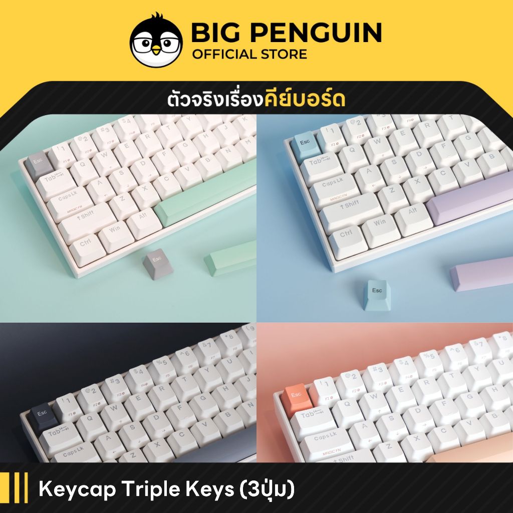 [โค้ดคุ้มลด 20%] Bigpenguin Keyboard Bag รุ่น MOVE กระเป๋าคีย์บอร์ด Keyboard Bag Mechanical Keyboard พกได้