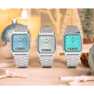 CASIO นาฬิกาข้อมือ Vintage รุ่น AQ-230A-1D | AQ-230A-2A1 | AQ-230A-2A2 | AQ-230A-7A | AQ-230GG-9A