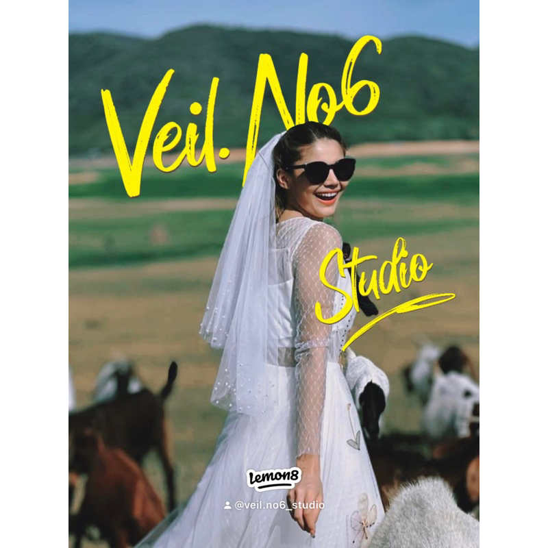 Veil.No23เจ้าสาวประดับมุกปลาย (พร้อมส่ง )