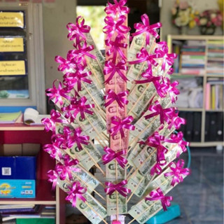 ไม้หนีบเงิน ไม้เสียบผ้าป่า ซองธนบัตร ไม้เสียบกฐิน 10ไม้/แพ็ค