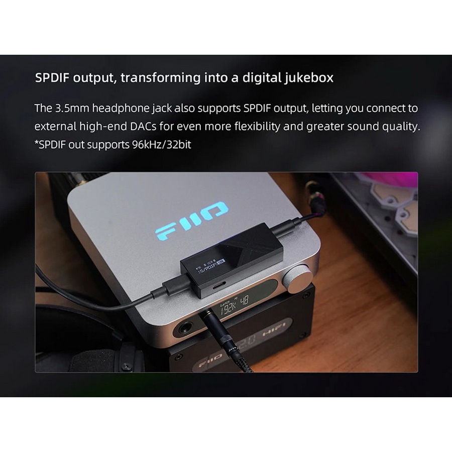 FiiO KA17 ตัวถอดรหัสและขยายสัญญาณเสียง ชิป ESS ES9069Q x2 + THX AAA 78+ ประกันศูนย์ไทย