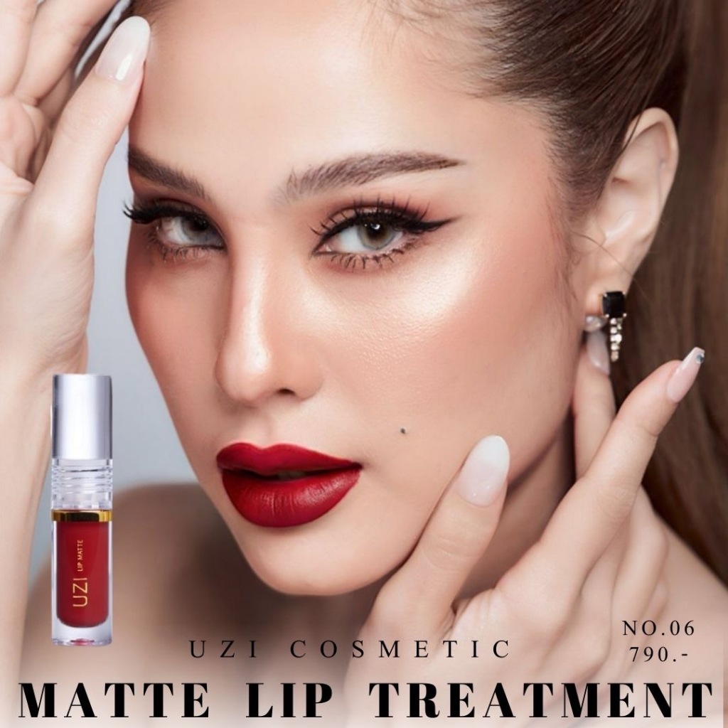 [Flash sale] ลิปแมท ติดทน บำรุงปาก ไม่แห้ง ไม่ตกร่อง ลดปากลอก สีสวยชัด ยิ่งทา ยิ่งบำรุง ลิปแมทผสมทรีทเมนท์