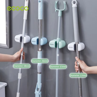 [พร้อมส่ง]Ecoco ที่แขวนไม้ถูพื้น ที่แขวนไม้กวาดติดผนัง ที่แขวนฝักบัว ที่แขวนแปรงขัดห้องน้ำ ไม่ต้องเจาะ ติดง่าย