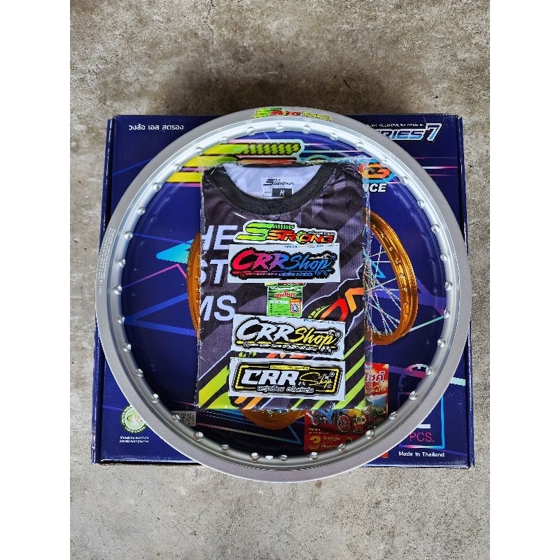 วงล้อSstrongสีเงิน1คู่ขอบ17ทรงใช้งาน