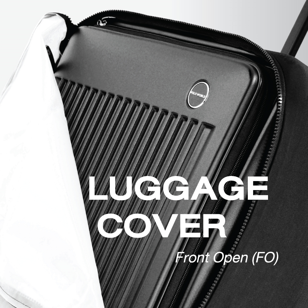 POLO WORLD ผ้าคลุมกระเป๋าเดินทาง PW-LCS Luggage Cover ถุงคลุมกระเป๋าเดินทางโปโลเวิล์ด แบบเรียบ กันฝุ่น กันน้ำ