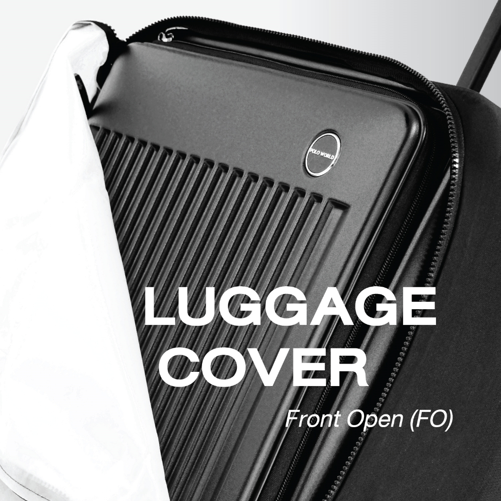 POLO WORLD ผ้าคลุมกระเป๋าเดินทาง PW-LCS Luggage Cover ถุงคลุมกระเป๋าเดินทางโปโลเวิล์ด แบบเรียบ กันฝุ่น กันน้ำ