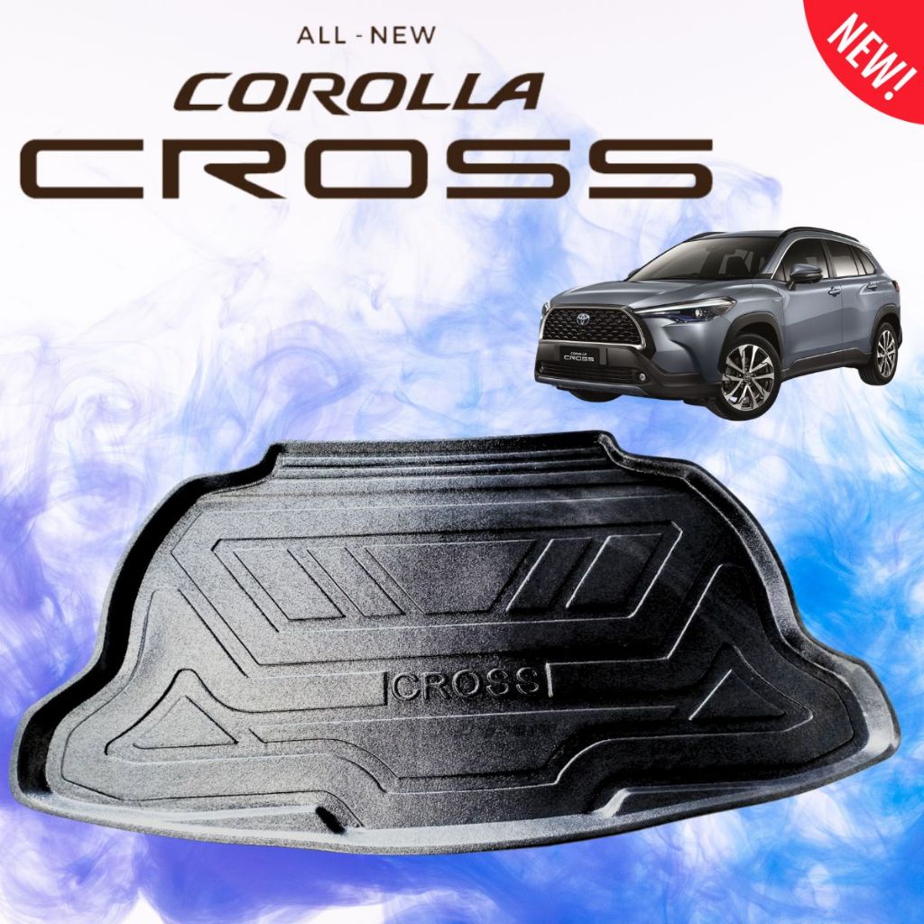 ถาดท้าย ถาดรองท้ายรถยนต์ COROLLA CROSS 2020 - 2024 TOYOTA CROSS โตโยต้า โคโรลล่า ครอส