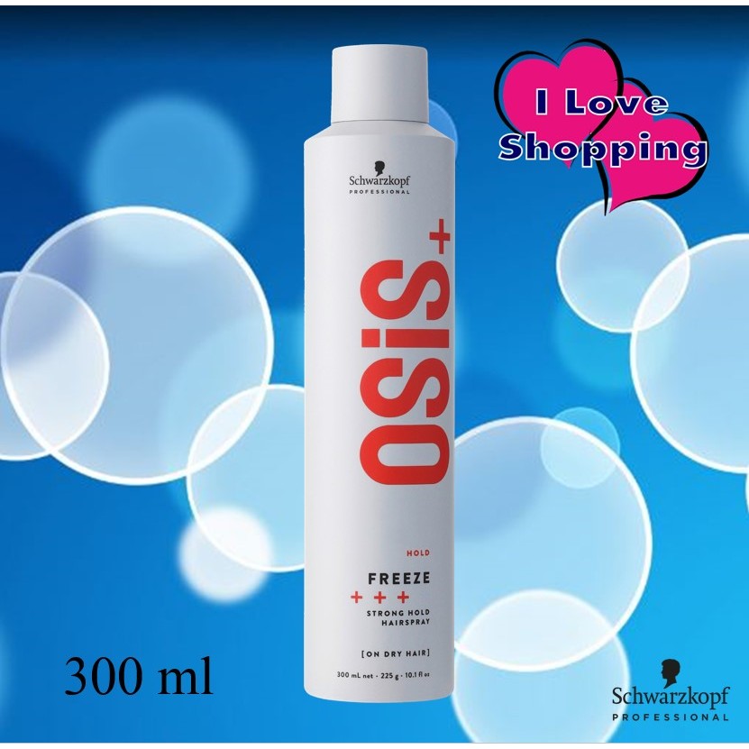 Schwarzkopf Osis+ Freeze 300 ml สเปรย์ฝุ่น แข็งปานกลาง