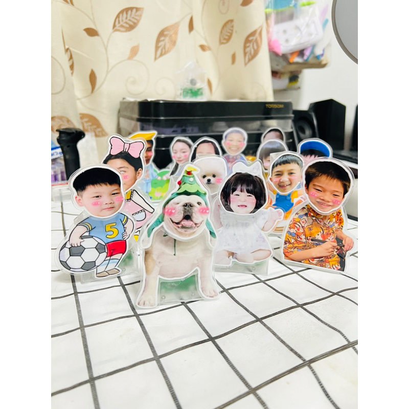 สแตนดี้ดุ๊กดิ๊กโยกได้ ตั้งหน้ารถ โต๊ะทำงาน ใส่รูปตัวเองสามารถใส่ข้อความได้