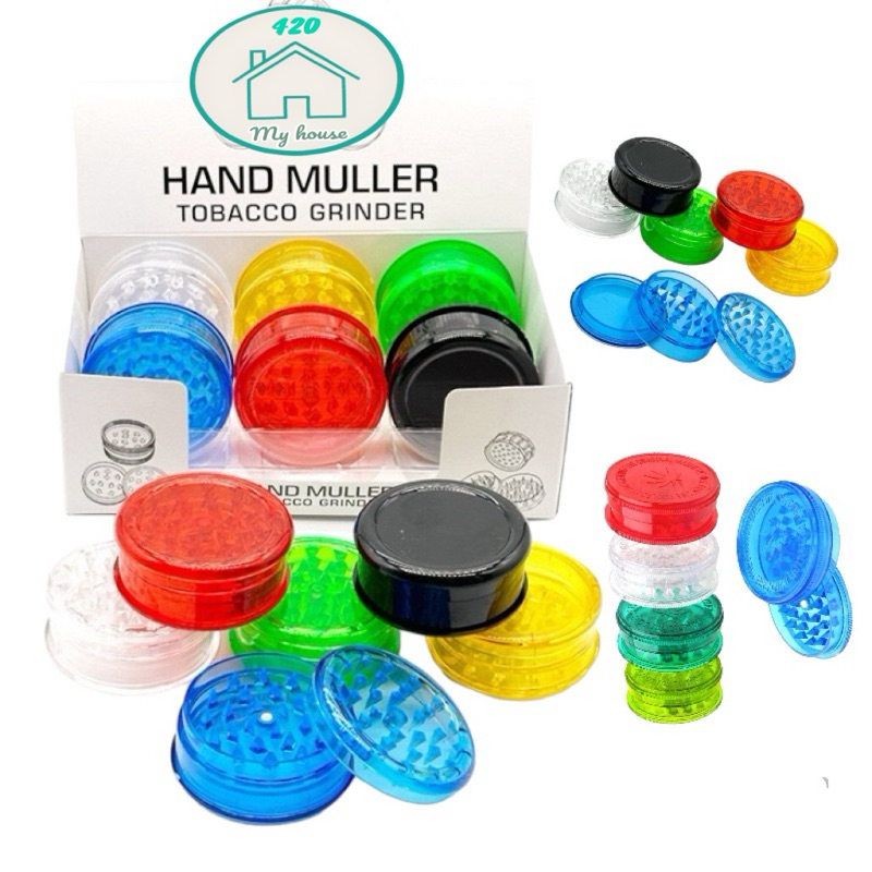 ที่บดสมุนไพร GRINDER ขนาด 60 mm แยกออกได้ 3 ชิ้น พร้อมส่ง
