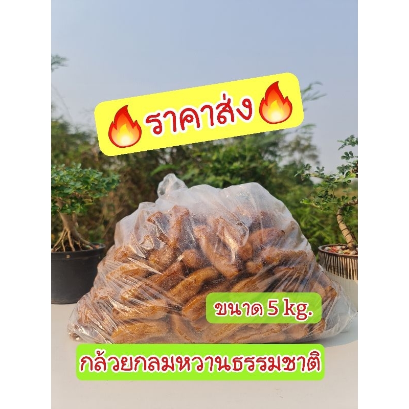 🔥พร้อมส่งทุกวัน..สด..ใหม่..กล้วยกลม ถุง 5 โล**ราคาส่ง