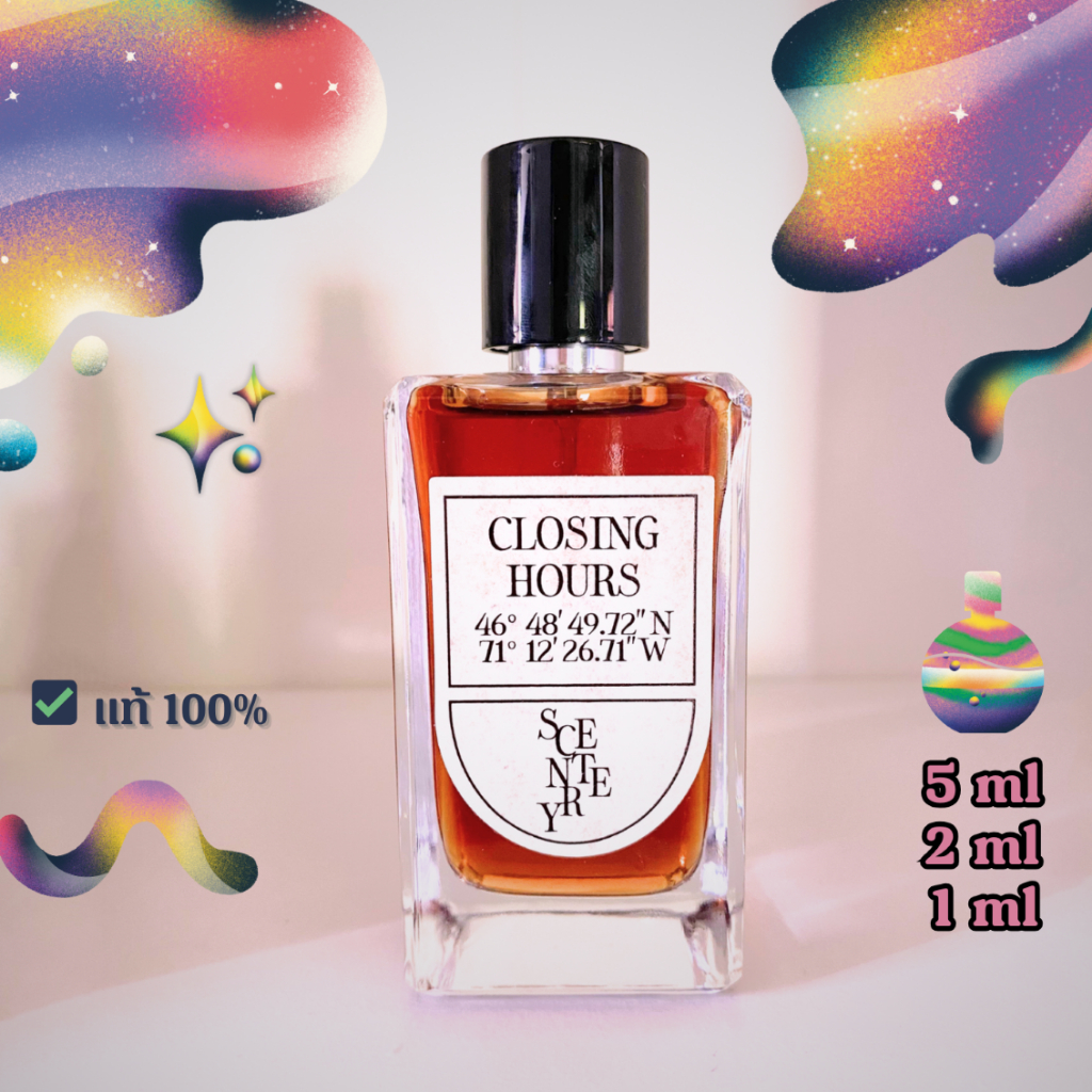 [ 🔆 ซื้อในวิดีโอลด 30% ] แบ่งขาย🌷 Closing Hours | น้ำหอม Scentery แท้💯✨ Eau de Parfum