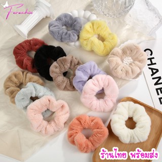 ร้านไทย🇹🇭 พร้อมส่ง ยางมัดผมโดนัท ยางรัดผมขนนุ่ม ยืดหยุ่น ขนา…