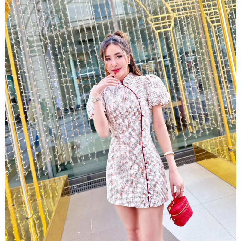 ชุดกี่เพ้าป้าย Twinshop/Jarinya