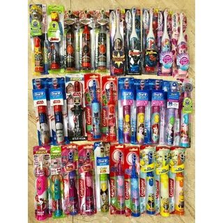 ของแท้นำเข้า🇺🇸 💥ถูกที่สุด💥แปรงสีฟันไฟฟ้าเด็ก 3ปี+ Oral B และ Colgate Kids Firefly