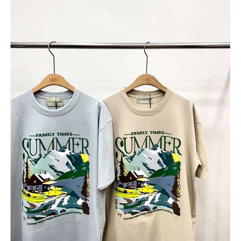 🌅Summer🌞🌞เสื้อยืด CMA ทรง Oversize อก 44-46" ผ้าคอตตอน 💯