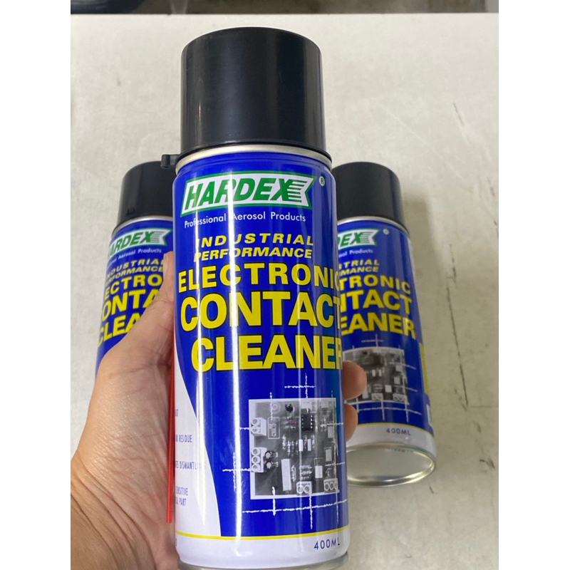 สเปย์ฉีดทำความสะอาดหน้าแผงวงจรอิเล็กทรอนิกส์ Electronic contact cleaner HARDEX ขนาด 400ml
