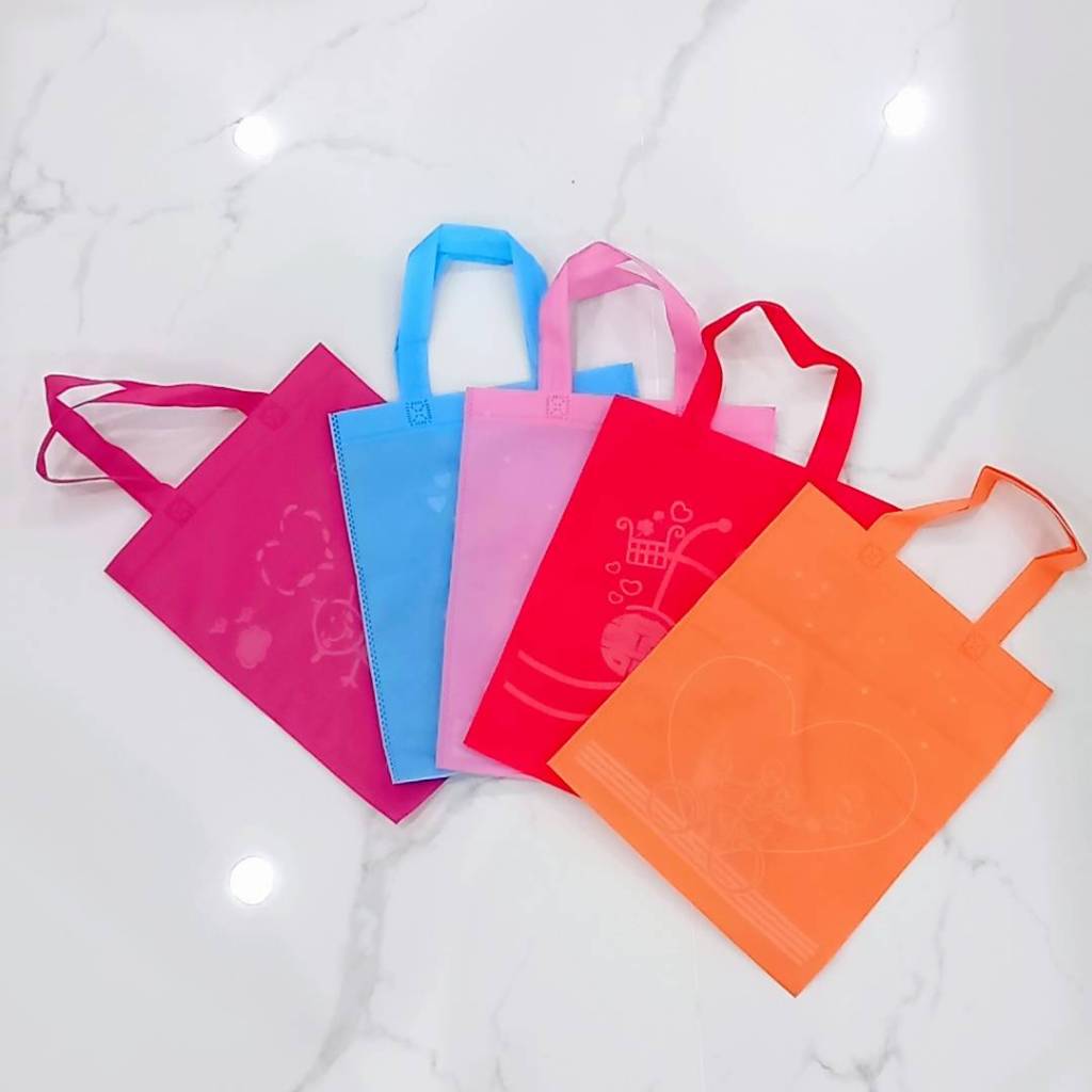 ถุงผ้าลดโลกร้อน กระเป๋าสปันบอนด์ พร้อมส่งในไทย
