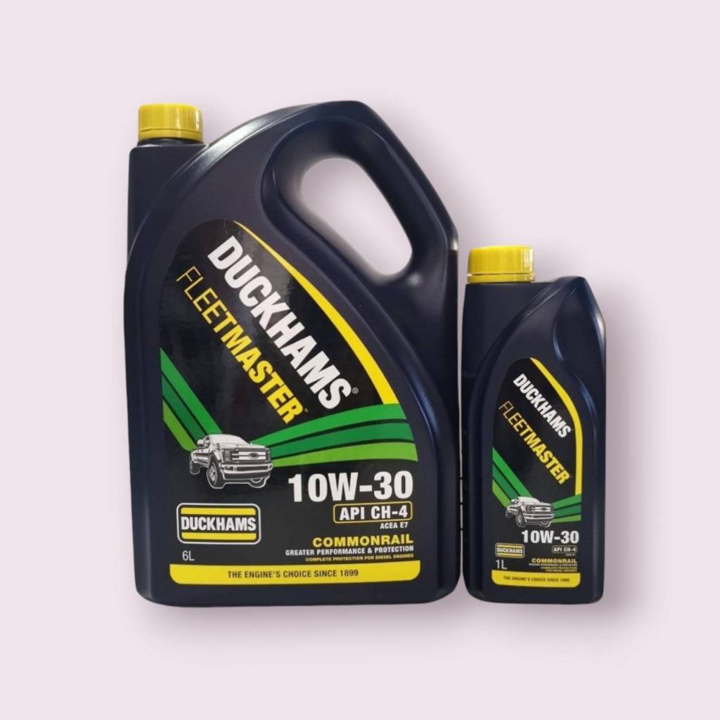 น้ำมันเครื่องดีเซลคุณภาพสูงDuckhams(ดั๊กแฮมส์ DUCKHAMS FLEETMASTER 10W-30 6ลิตร+1ลิตร **แถมเสื้อ1ตัว