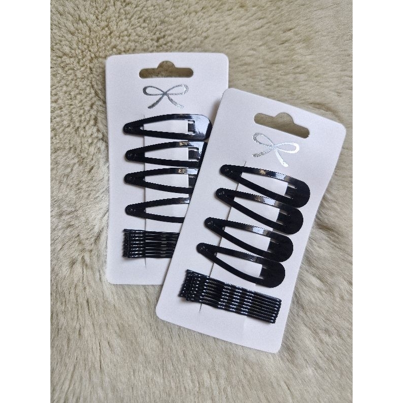 กิ๊บดำ กิ๊บติดผม กิ๊บนักเรียน(ราคา/1แผง)