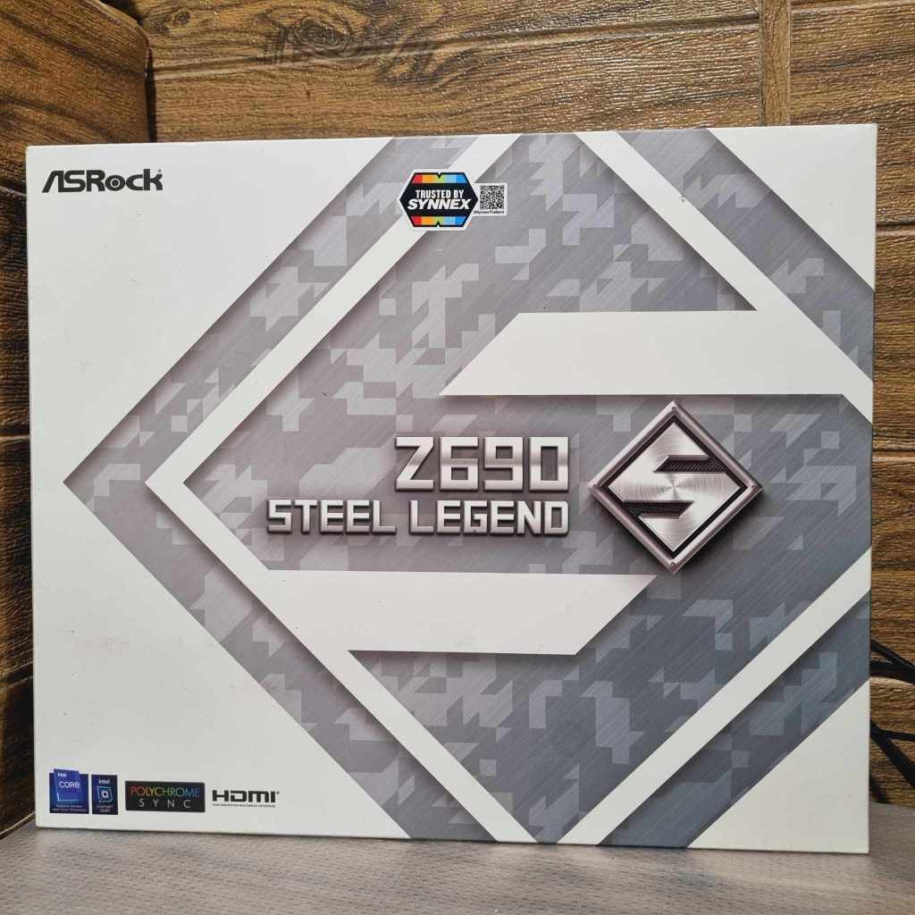 MAINBOARD (เมนบอร์ด) 1700 ASROCK Z690 STEEL LEGEND (DDR4) สินค้ามือ2 (ครบกล่อง มีตำหนิโปรดอ่านก่อน) 