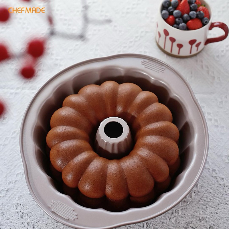 พิมพ์ Kouglof / Bundt พิมพ์เค้กปล่อง แบรนด์ CHEFMADE ของแท้ WK9030 / WK9976