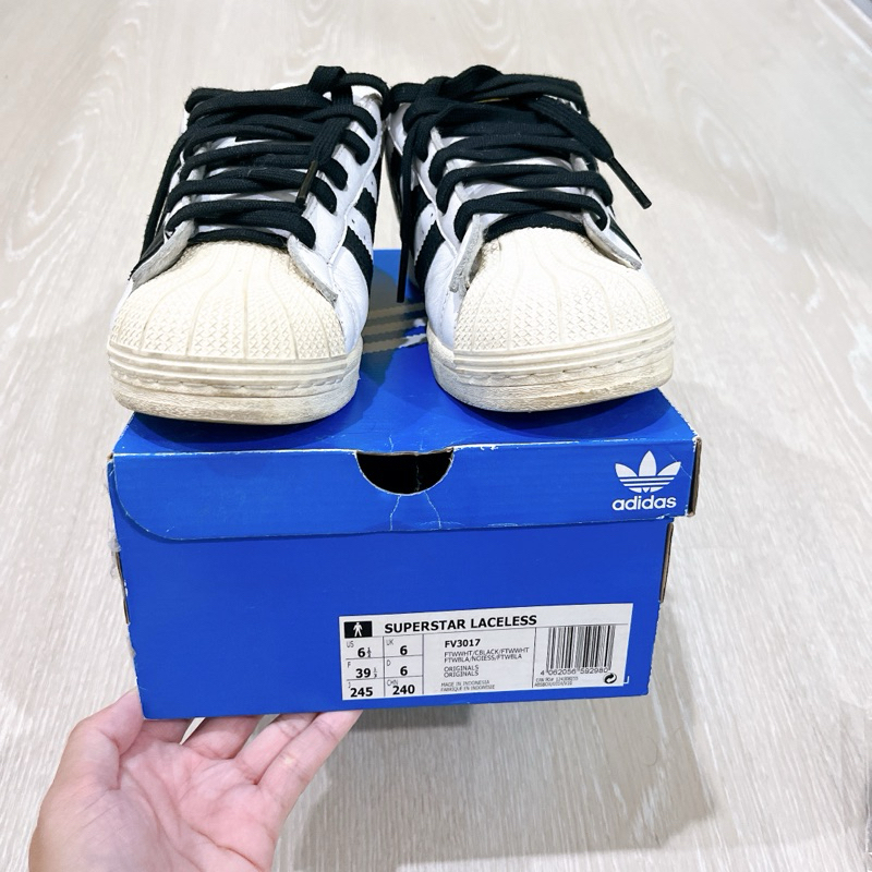 adidas originals superstar laceless ของแท้