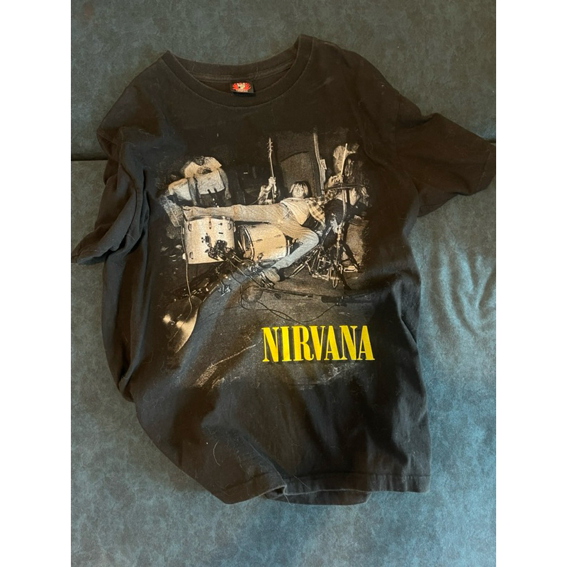 เสื้อNirvana Vintageมือสองสภาพ90%SizeL